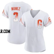 Dom Nunez Women's San Francisco Giants White Authentic 2021 City Connect Jersey