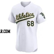 Domingo Acevedo Men's Oakland Athletics White Elite Home Jersey