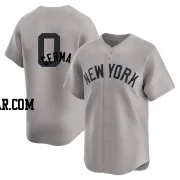 Domingo German Men's New York Yankees Gray Limited Away 2nd Jersey