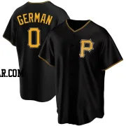 Domingo German Men's Pittsburgh Pirates Black Replica Alternate Jersey