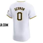 Domingo German Men's Pittsburgh Pirates White Elite Home Jersey