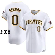 Domingo German Men's Pittsburgh Pirates White Limited Home Jersey