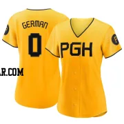 Domingo German Women's Pittsburgh Pirates Gold Authentic 2023 City Connect Jersey