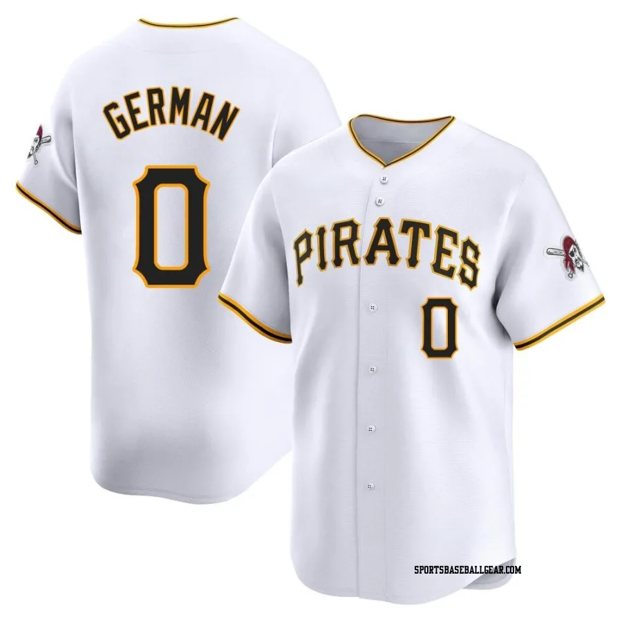 Domingo German Youth Pittsburgh Pirates White Limited Home Jersey