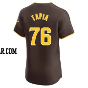 Domingo Tapia Men's San Diego Padres Brown Elite Road Vapor Premier Jersey