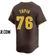 Domingo Tapia Men's San Diego Padres Brown Limited Away Jersey