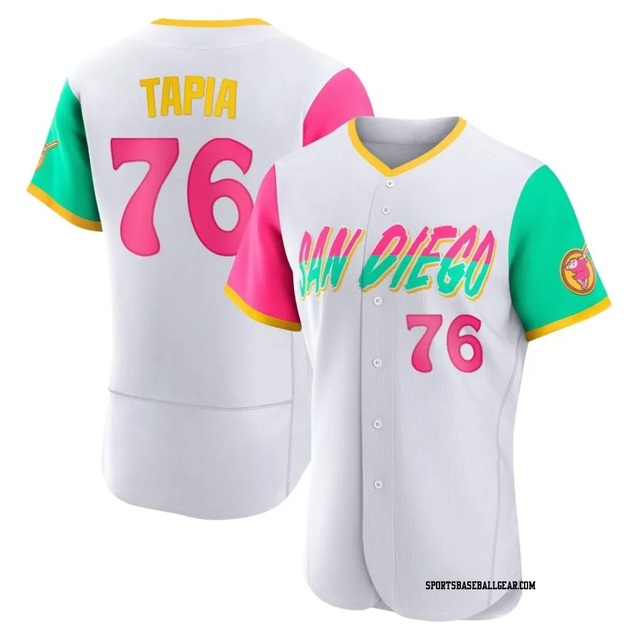 Domingo Tapia Men's San Diego Padres White Authentic 2022 City Connect Jersey