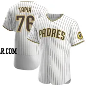 Domingo Tapia Men's San Diego Padres White/Brown Authentic Home Jersey