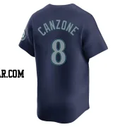 Dominic Canzone Men's Seattle Mariners Navy Limited Road Jersey