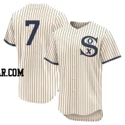 Dominic Fletcher Men's Chicago White Sox Cream Authentic 2021 Field of Dreams Jersey