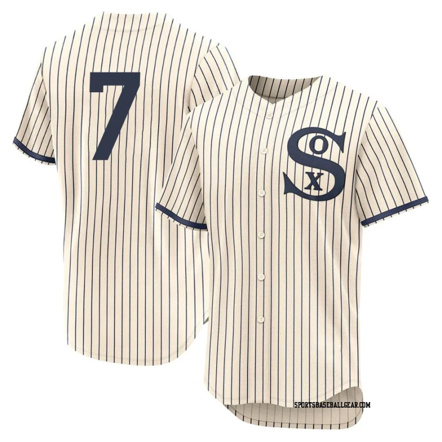 Dominic Fletcher Men's Chicago White Sox Cream Authentic 2021 Field of Dreams Jersey