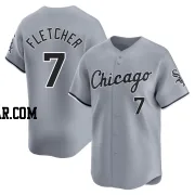 Dominic Fletcher Men's Chicago White Sox Gray Limited Road Jersey