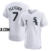 Dominic Fletcher Men's Chicago White Sox White Elite Home Jersey