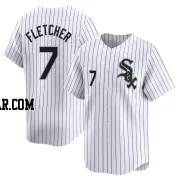 Dominic Fletcher Men's Chicago White Sox White Limited Home Jersey