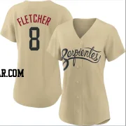 Dominic Fletcher Women's Arizona Diamondbacks Gold Authentic 2021 City Connect Cool Base Jersey