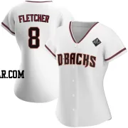 Dominic Fletcher Women's Arizona Diamondbacks White Authentic Home 2023 World Series Jersey