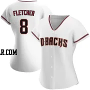 Dominic Fletcher Women's Arizona Diamondbacks White Authentic Home Jersey