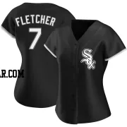 Dominic Fletcher Women's Chicago White Sox Black Authentic Alternate Jersey