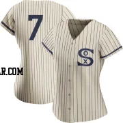 Dominic Fletcher Women's Chicago White Sox Cream Replica 2021 Field of Dreams Jersey