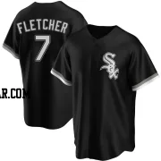 Dominic Fletcher Youth Chicago White Sox Black Replica Alternate Jersey