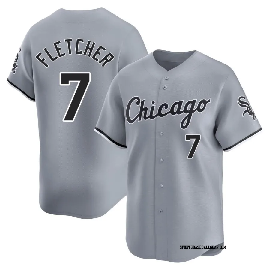 Dominic Fletcher Youth Chicago White Sox Gray Limited Road Jersey