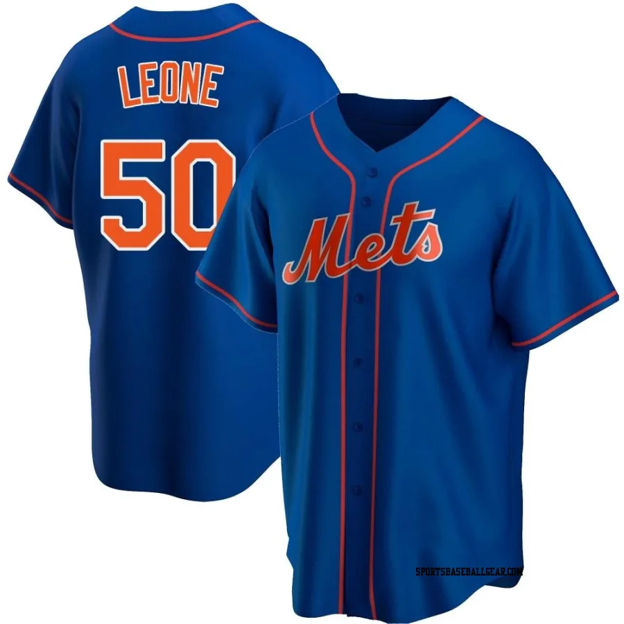 Dominic Leone Men's New York Mets Royal Replica Alternate Jersey