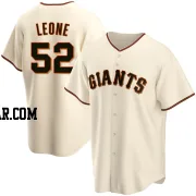 Dominic Leone Men's San Francisco Giants Cream Replica Home Jersey