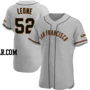 Dominic Leone Men's San Francisco Giants Gray Authentic Road Jersey