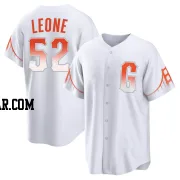 Dominic Leone Men's San Francisco Giants White Replica 2021 City Connect Jersey