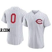 Dominic Smith Men's Cincinnati Reds White Authentic 2022 Field Of Dreams Jersey