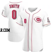 Dominic Smith Men's Cincinnati Reds White Authentic Home Jersey