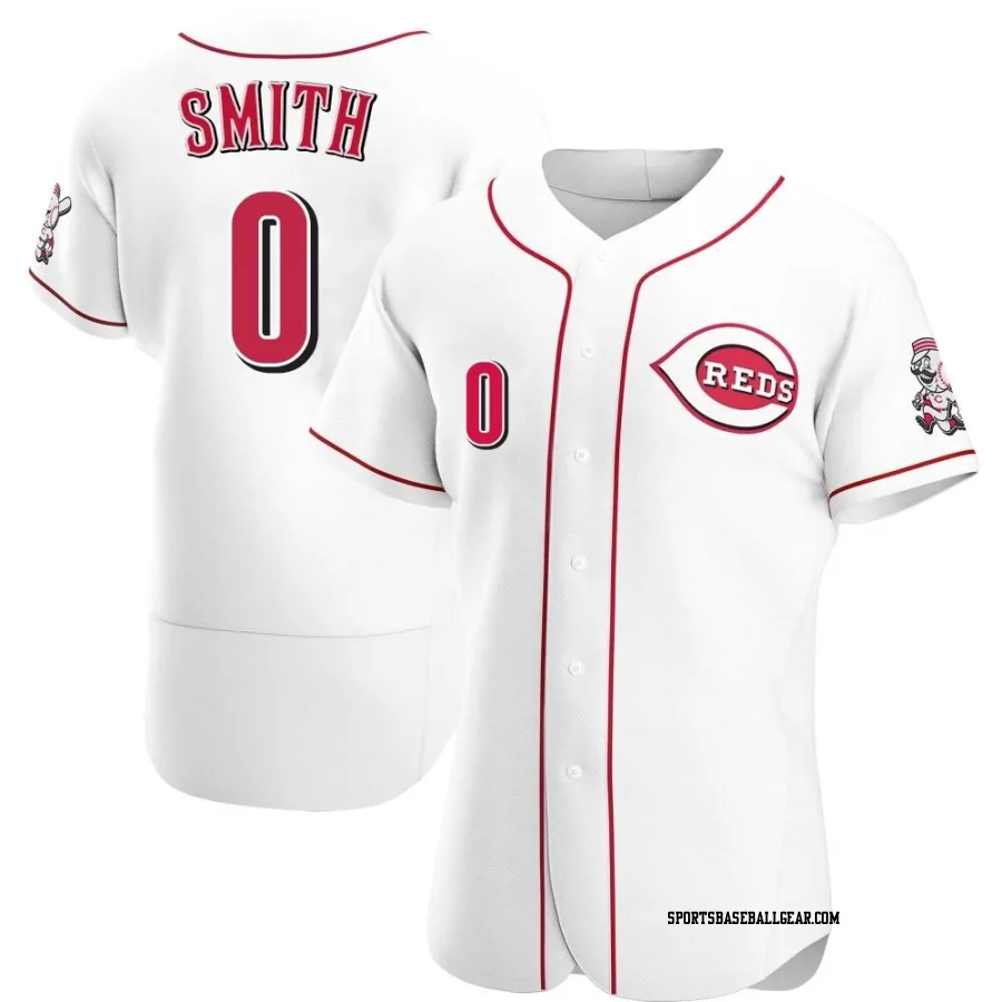 Dominic Smith Men's Cincinnati Reds White Authentic Home Jersey