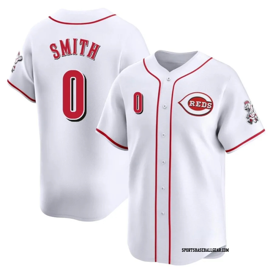 Dominic Smith Men's Cincinnati Reds White Limited Home Jersey