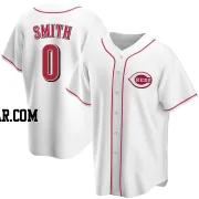 Dominic Smith Men's Cincinnati Reds White Replica Home Jersey