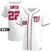 Dominic Smith Men's Washington Nationals White Authentic Alternate Jersey