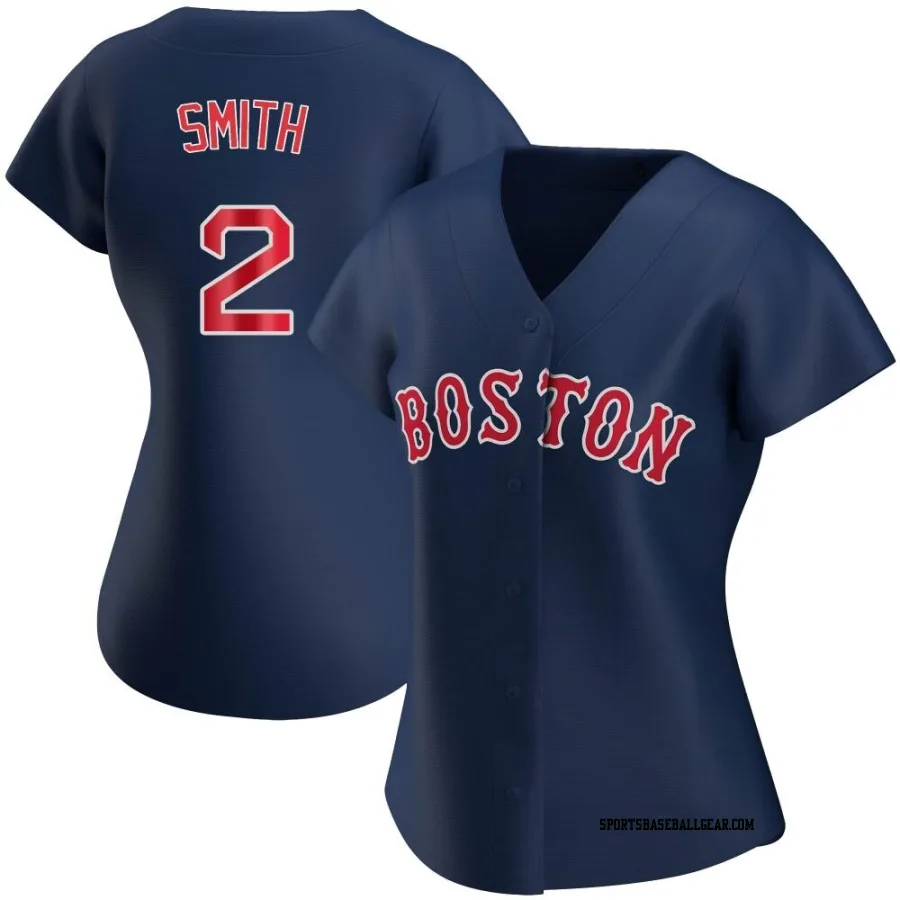 Dominic Smith Women's Boston Red Sox Navy Authentic Alternate Jersey