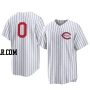 Dominic Smith Youth Cincinnati Reds White Replica 2022 Field Of Dreams Jersey