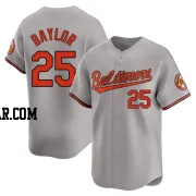 Don Baylor Men's Baltimore Orioles Gray Limited Road Jersey