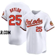 Don Baylor Youth Baltimore Orioles White Limited Home Jersey