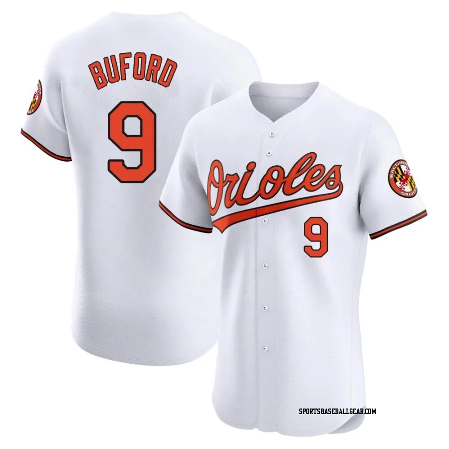 Don Buford Men's Baltimore Orioles White Elite Home Jersey