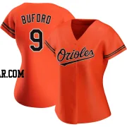 Don Buford Women's Baltimore Orioles Orange Authentic Alternate Jersey