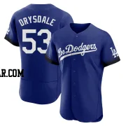 Don Drysdale Men's Los Angeles Dodgers Royal Authentic 2021 City Connect Jersey