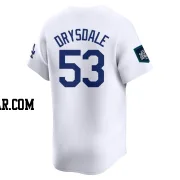 Don Drysdale Men's Los Angeles Dodgers White Limited 2024 World Tour Seoul Series Home Jersey