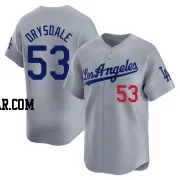 Don Drysdale Youth Los Angeles Dodgers Gray Limited Away Jersey