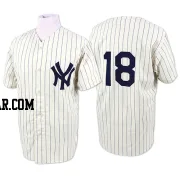 Don Larsen Men's New York Yankees White Replica 1956 Throwback Jersey