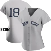 Don Larsen Women's New York Yankees Gray Replica 2021 Field of Dreams Jersey