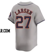 Don Larsen Youth Houston Astros Gray Limited Away Jersey