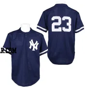 Don Mattingly Men's New York Yankees Blue Authentic 1995 Throwback Jersey