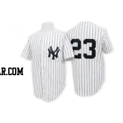 Don Mattingly Men's New York Yankees White Replica Throwback Jersey