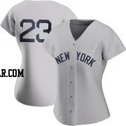 Don Mattingly Women's New York Yankees Gray Authentic 2021 Field of Dreams Jersey